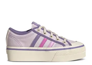 Adidas NIZZA PLATFORM J 'ALMOST PINK PULSE LILAC' sneakers, pink