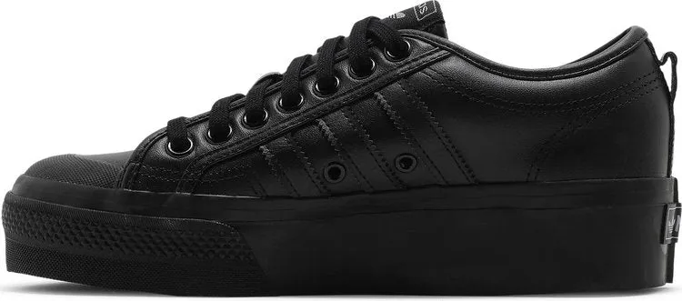 Adidas Wmns Nizza Platform 'Triple Black' sneakers, black