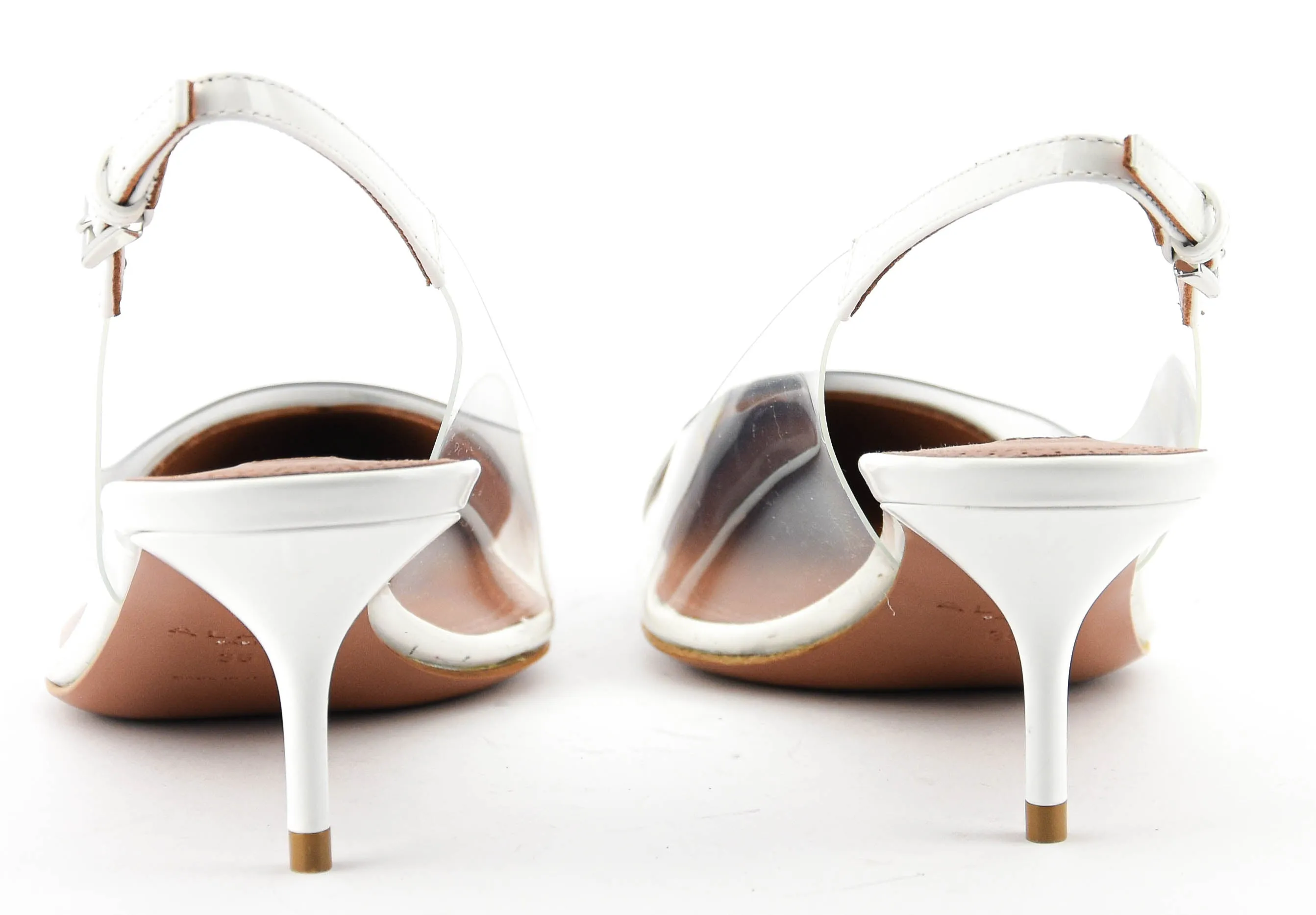 ALAIA LE COEUR SLINGBACK 55 BLANC