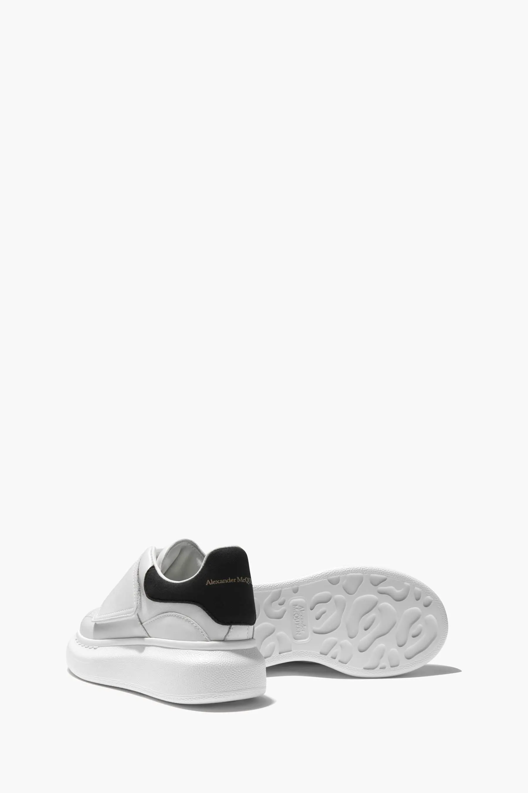 Alexander McQueen Kids Leather Velcro Trainers