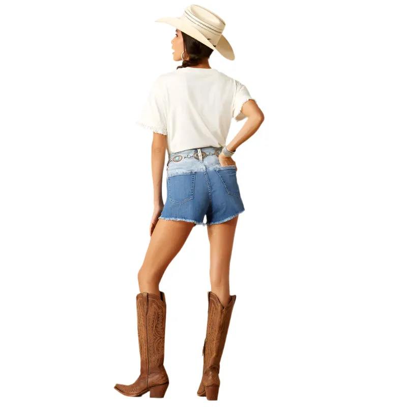 Ariat Ladies High Rise Jazmine 3" Short - OMBRE - 10051618