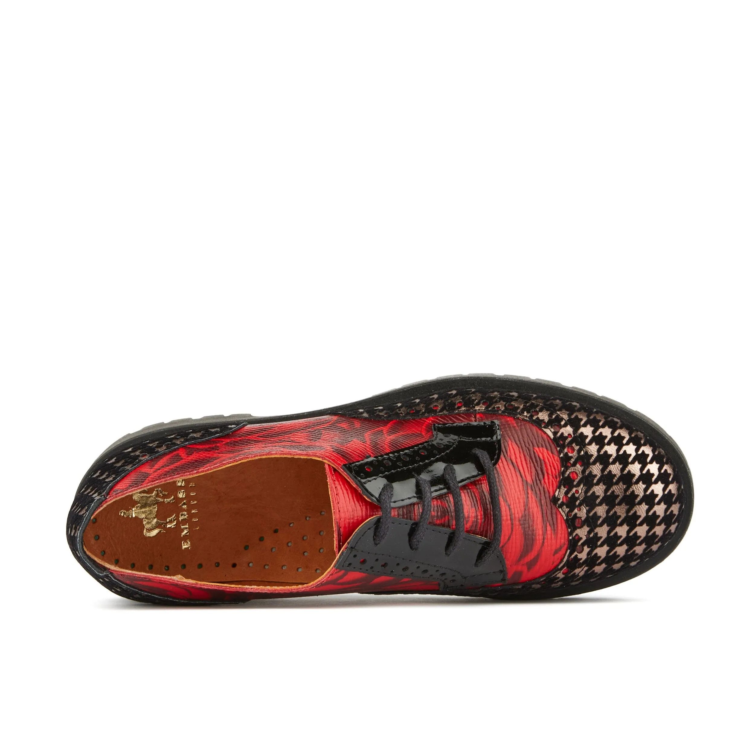 Artisan - Red Rose & Houndstooth