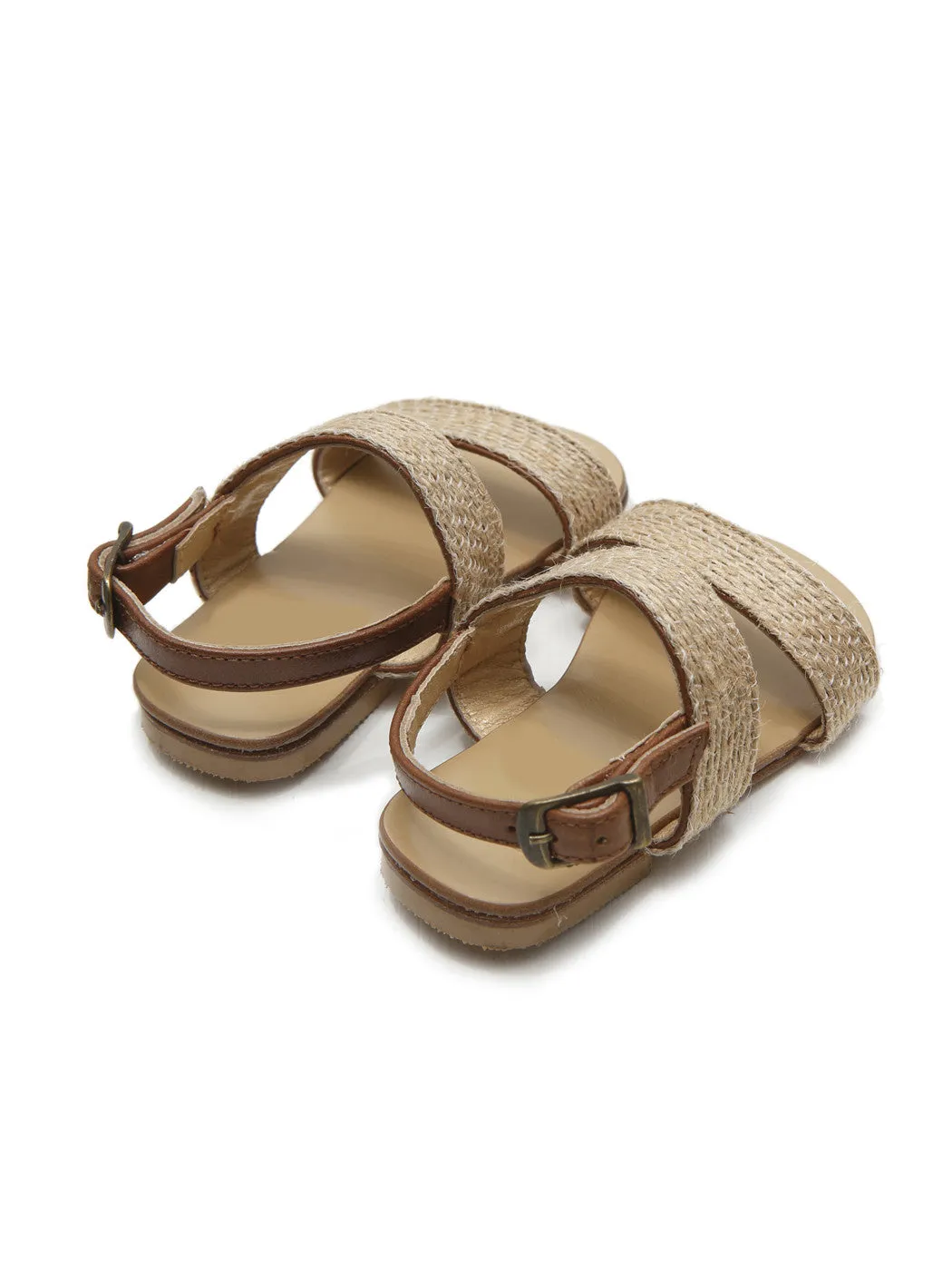 Baptismal Baby sandal for boy RAMON Beige