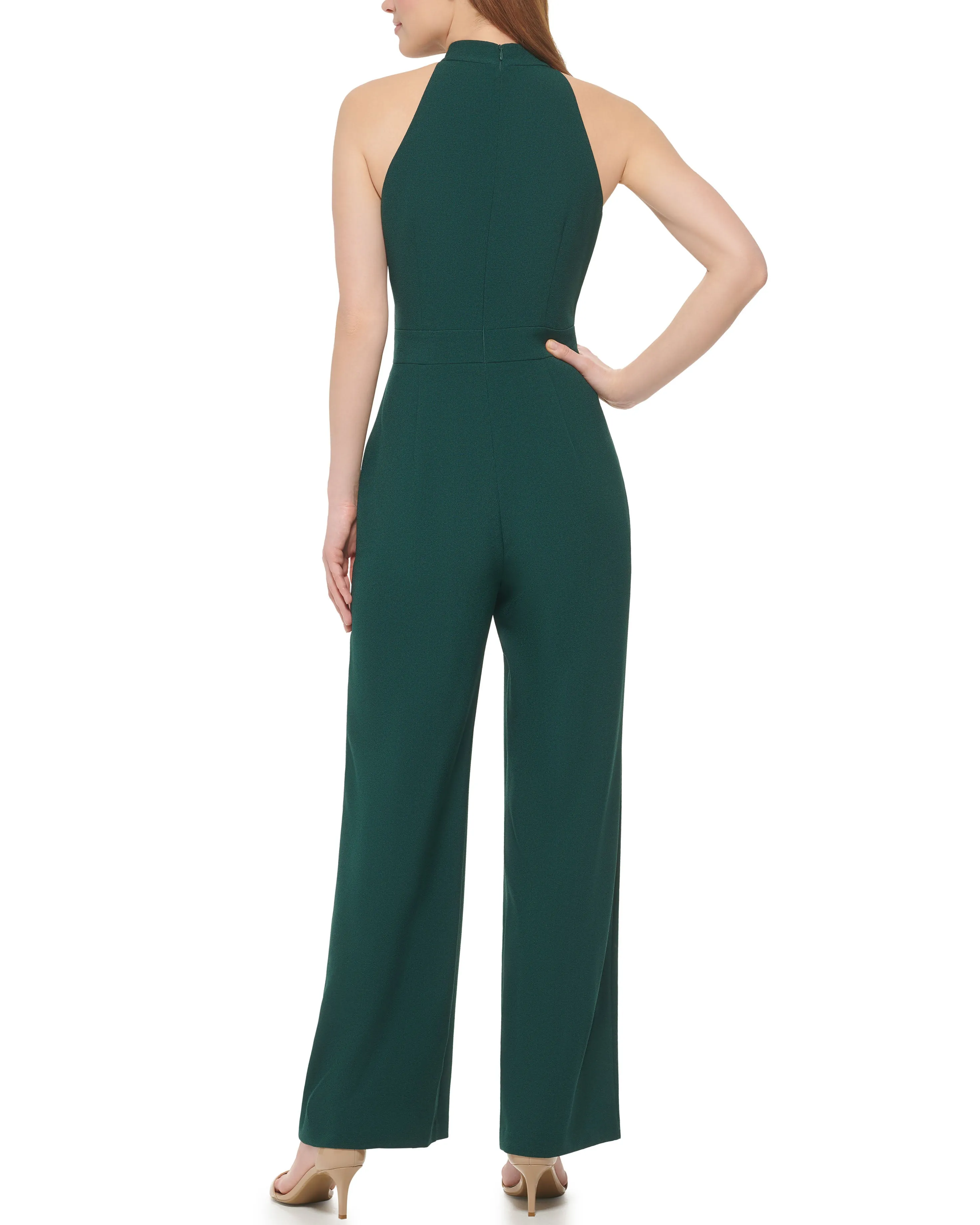 Bow-Neck Jumpsuit