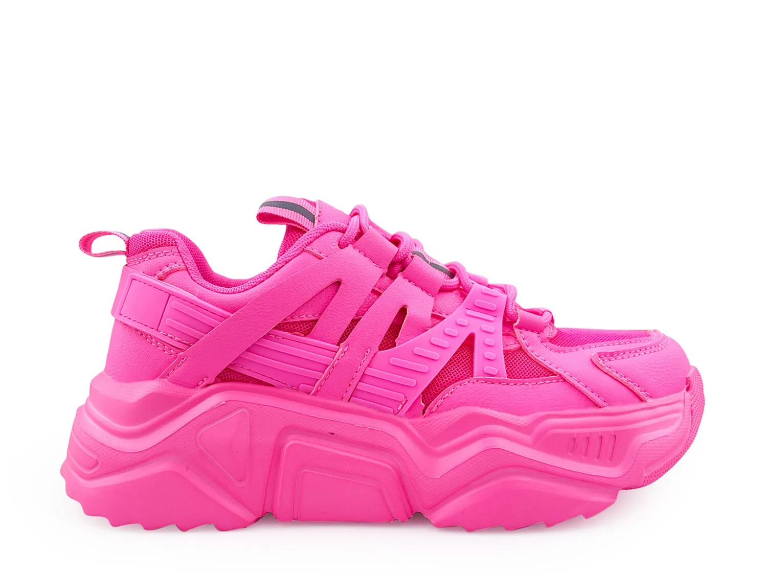 Briella BERNESS platform sneakers, fuchsia