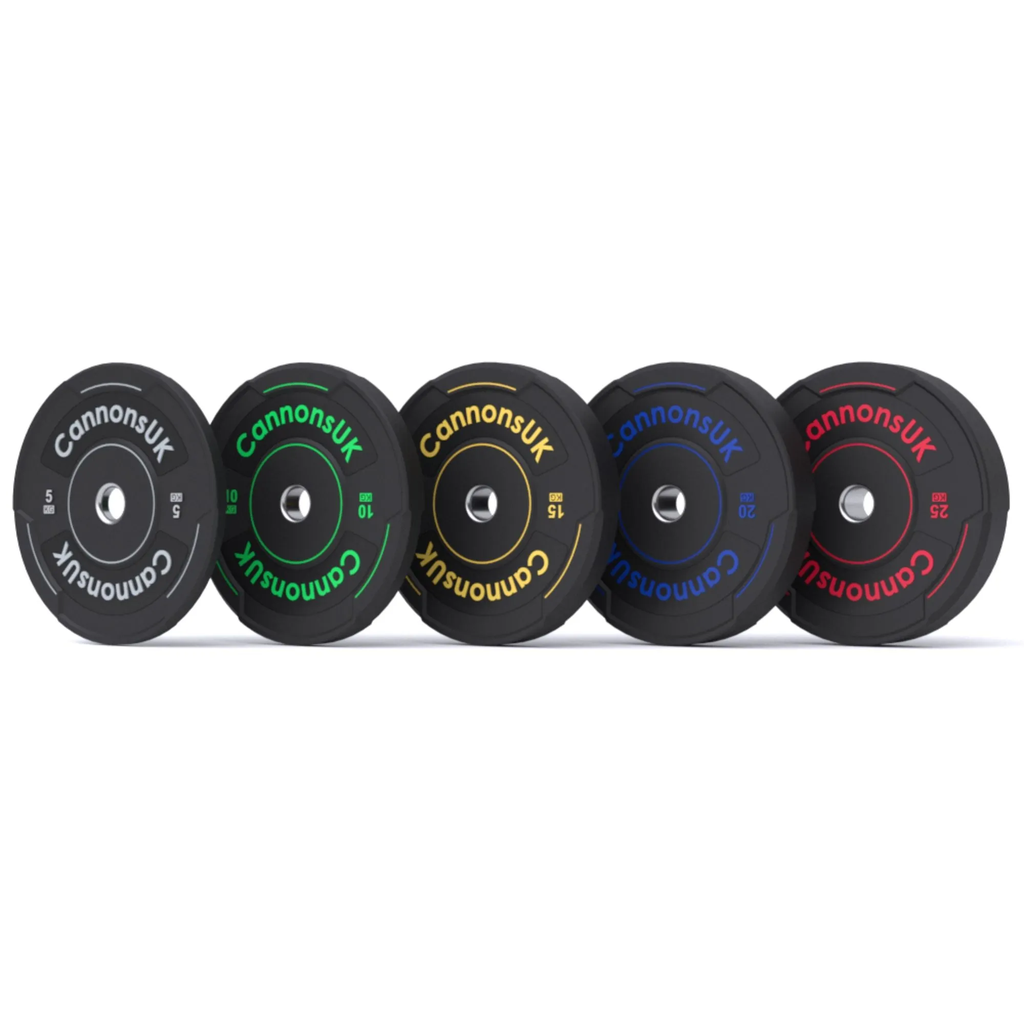 Cannons UK Sport Bumper Plates 5kg to 25kg