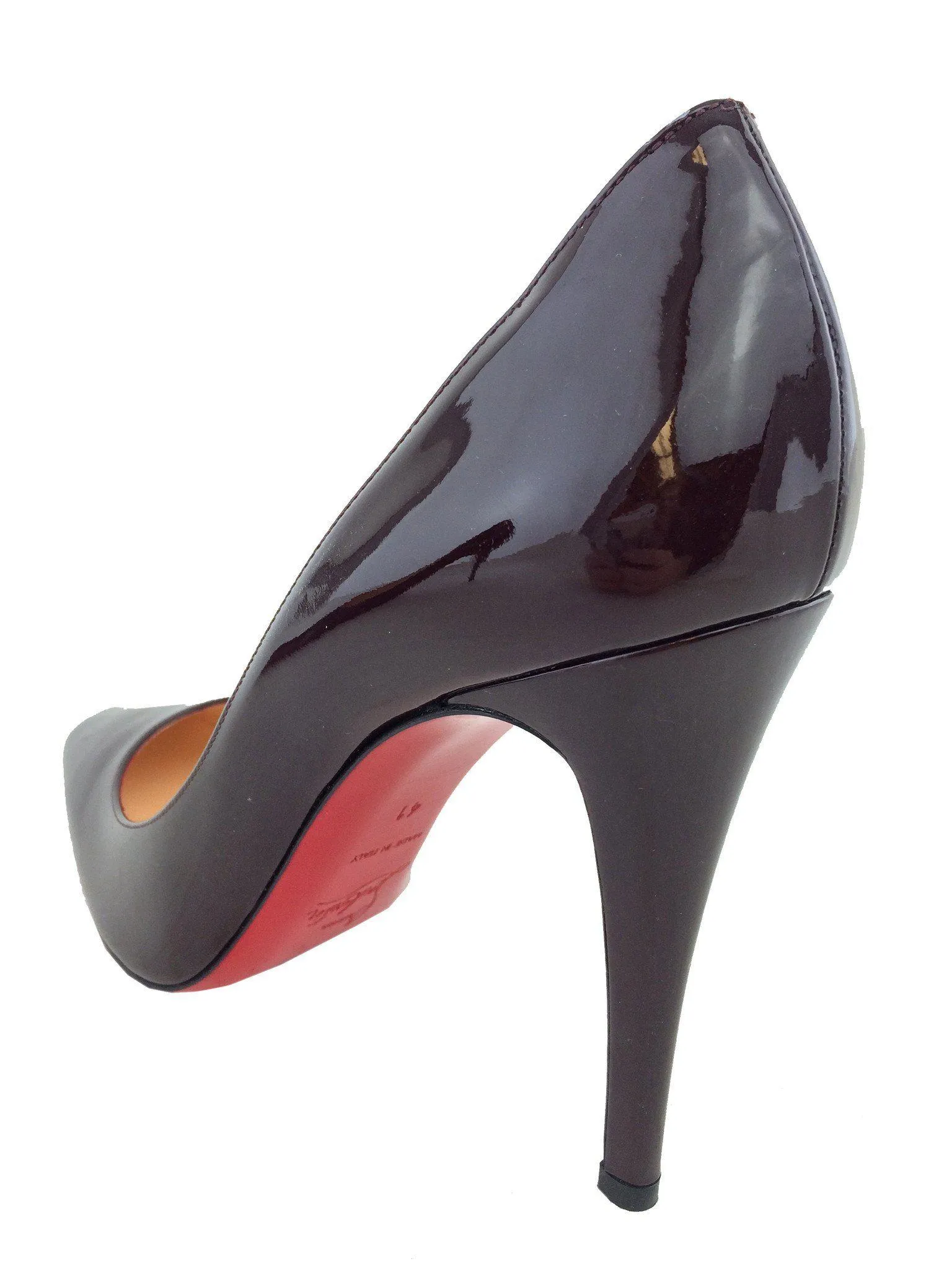 Christian Louboutin Patent Leather Particule Pumps Size 11 NEW