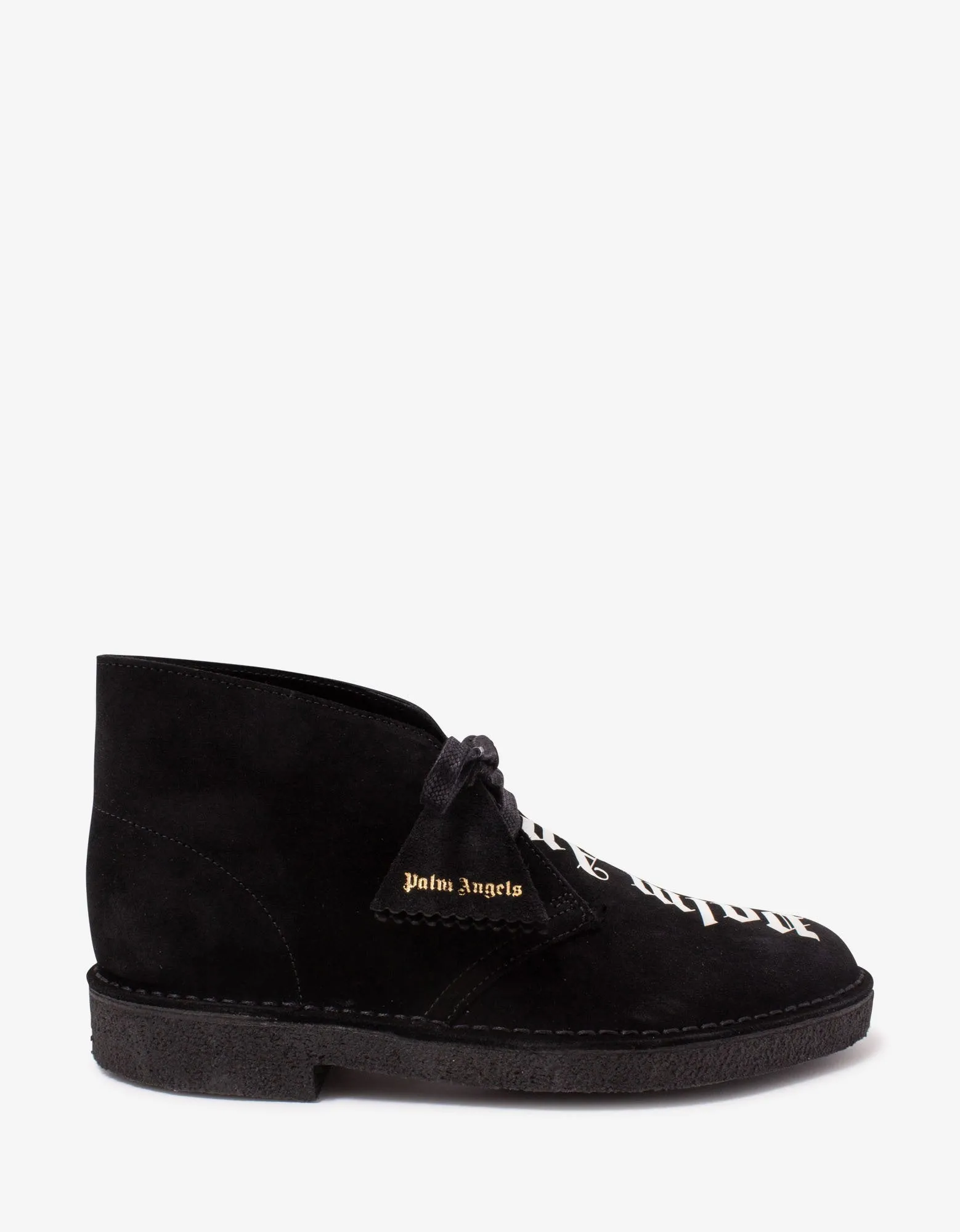 Clarks Black Suede Desert Boots