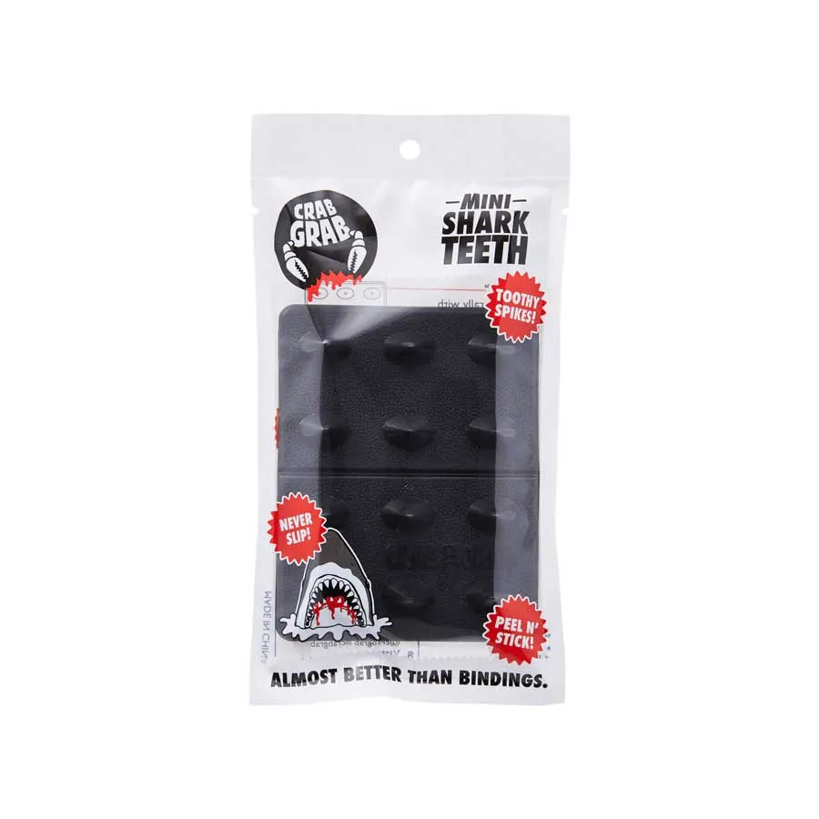 Crab Grab Mini Shark Teeth Stomp Pad - Black