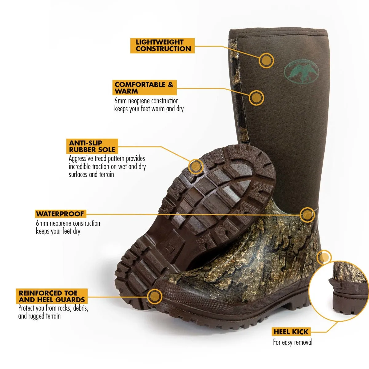 Duck Commander Rubber Men’s Hunting Boot