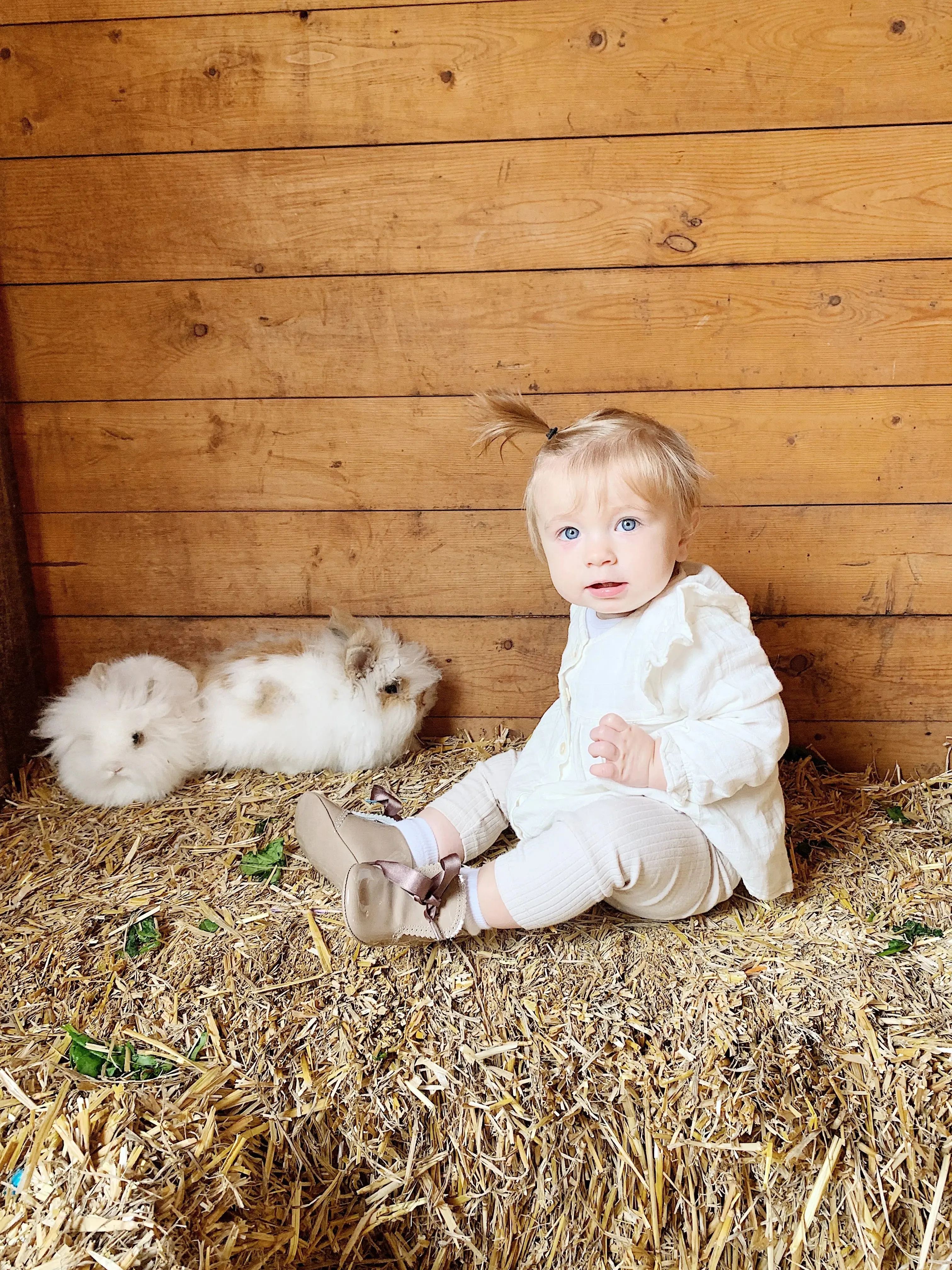 Estelle- Tan Patent Leather Baby Booties