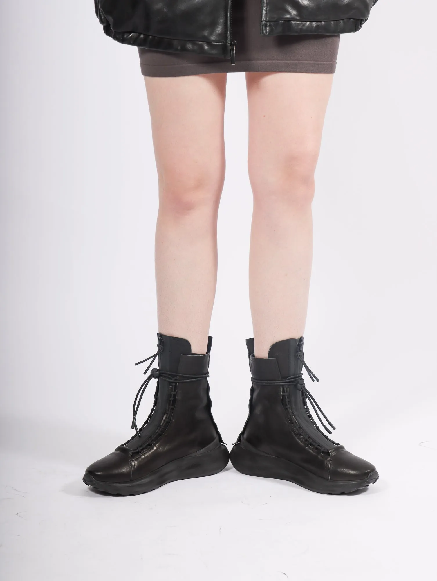 Futurist Sneaker Boot in Black by Puro