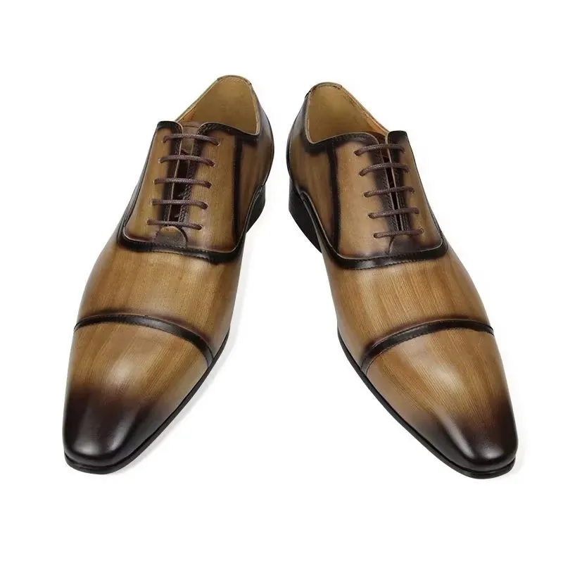 Genuine Leather Elegance LuxeLeather Wedding Brogues