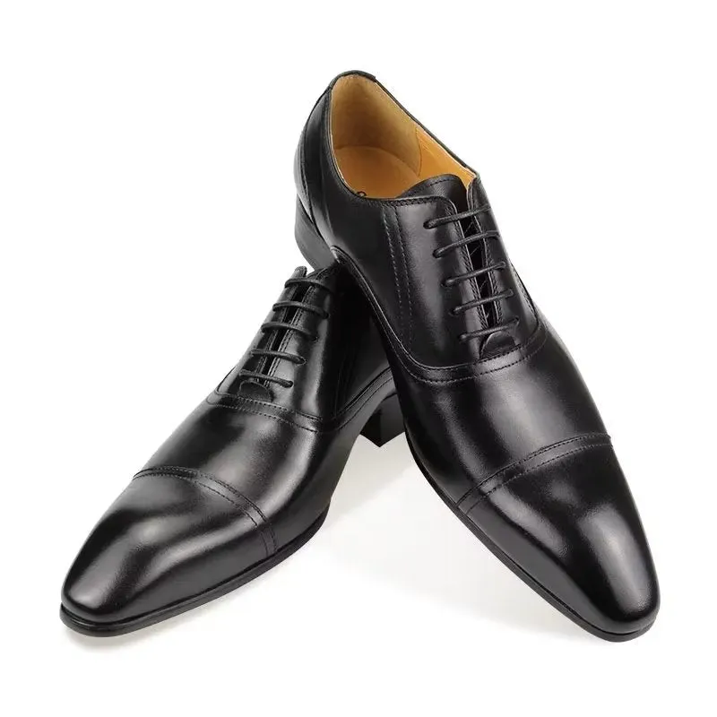 Genuine Leather Elegance LuxeLeather Wedding Brogues