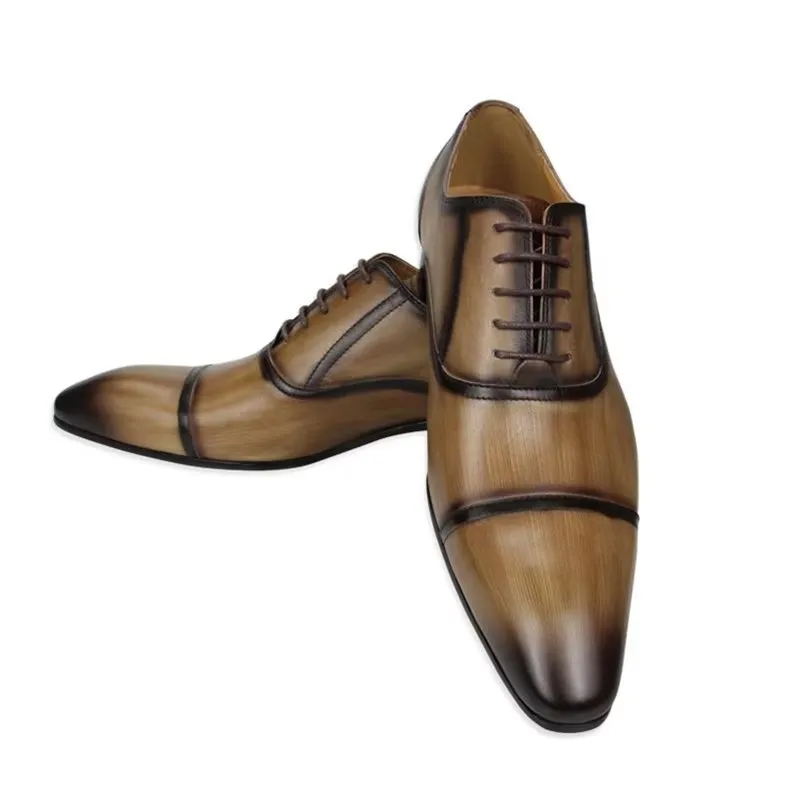 Genuine Leather Elegance LuxeLeather Wedding Brogues