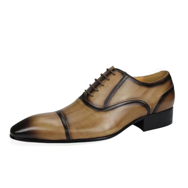 Genuine Leather Elegance LuxeLeather Wedding Brogues