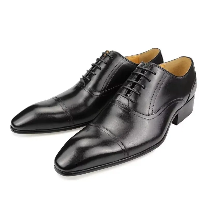 Genuine Leather Elegance LuxeLeather Wedding Brogues