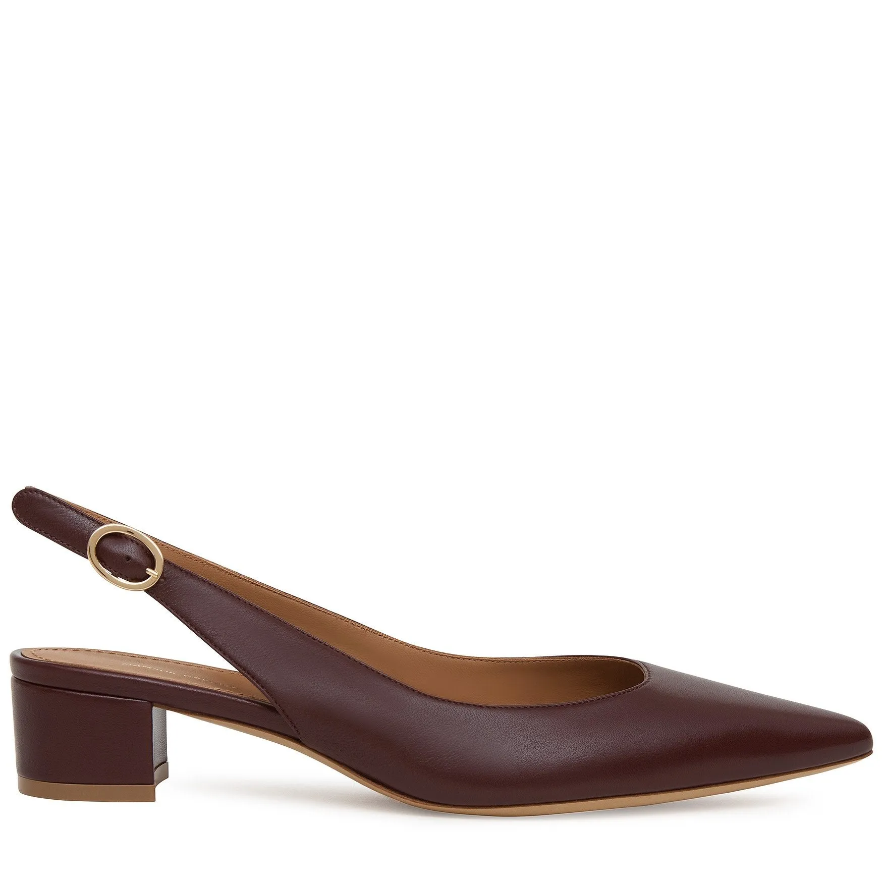 Lamb Slingback Heel - Cabernet