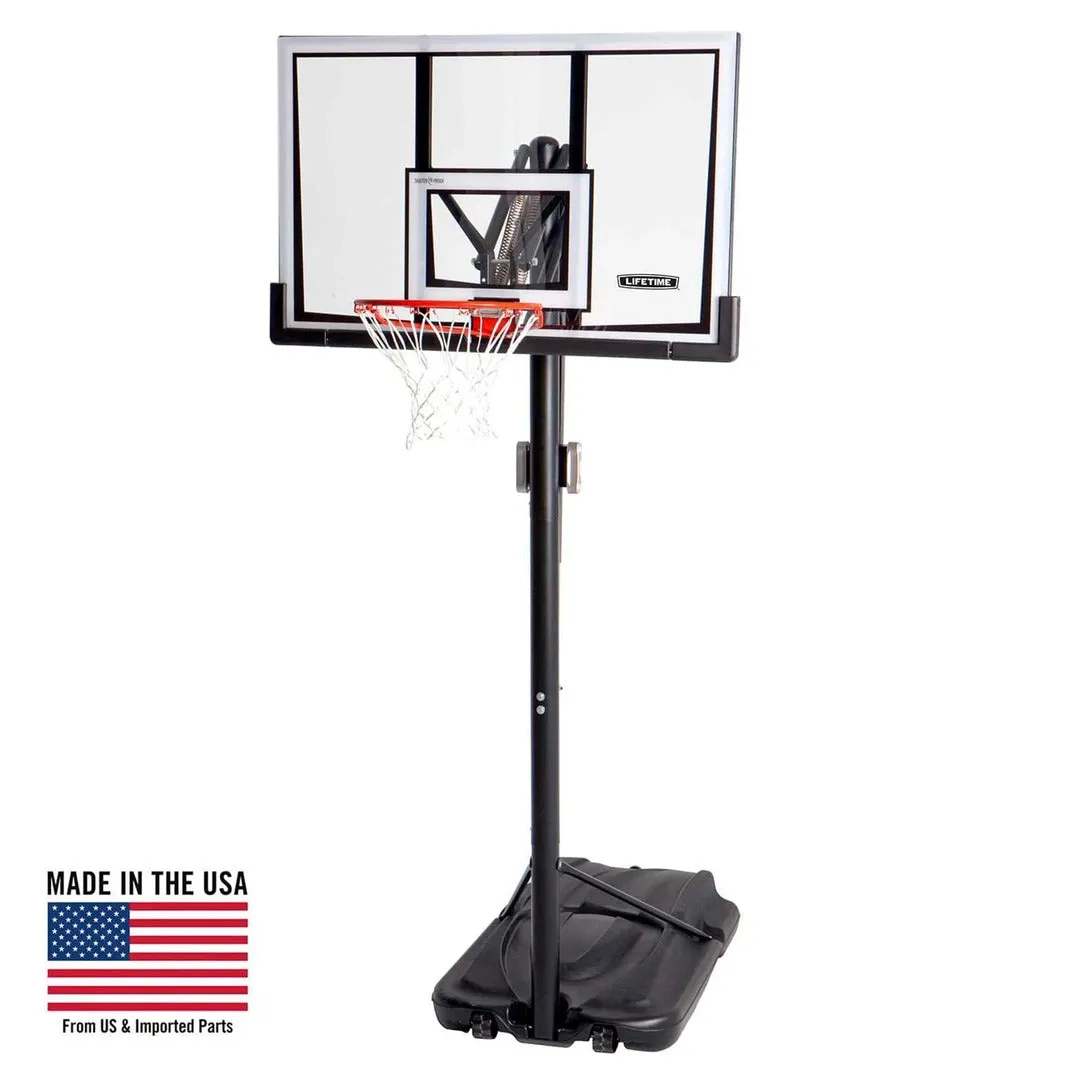 Lifetime 52" Adjustable Portable Basketball System Model 90061