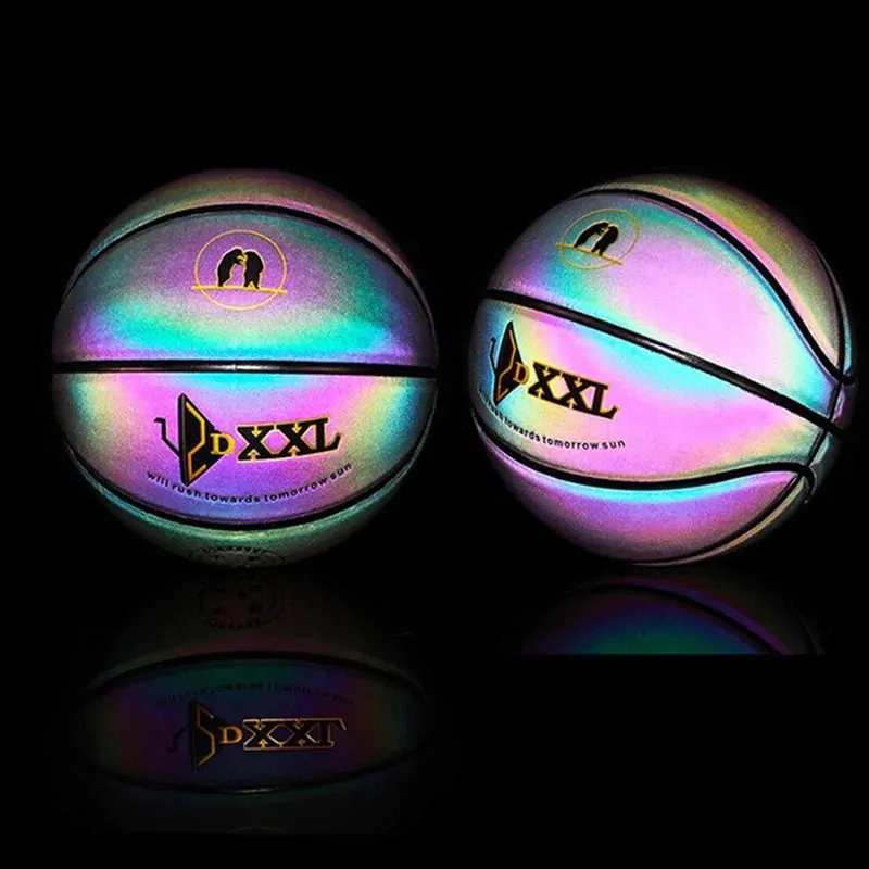 Luminous Street Rubber Basketball Night Game