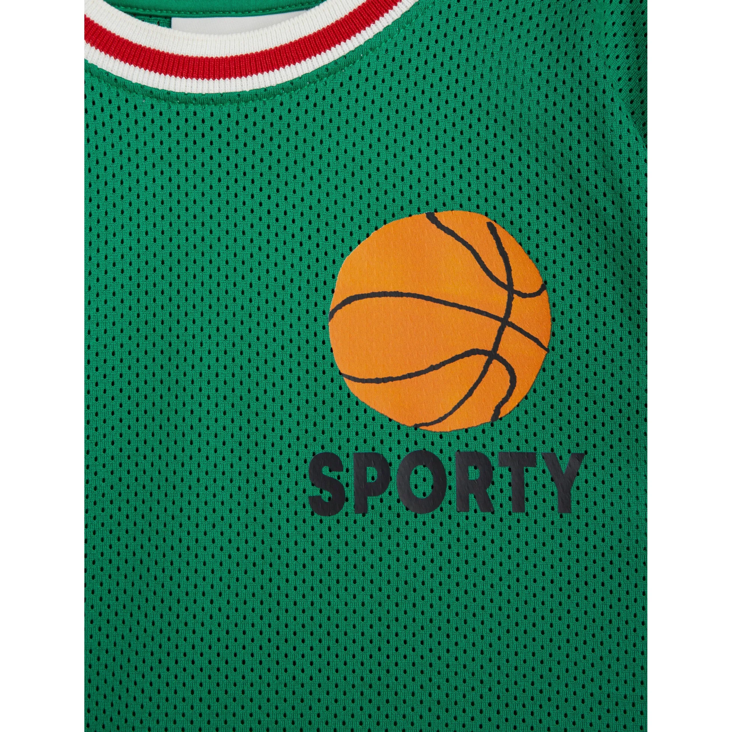 MINI RODINI - Basketball Mesh T-Shirt