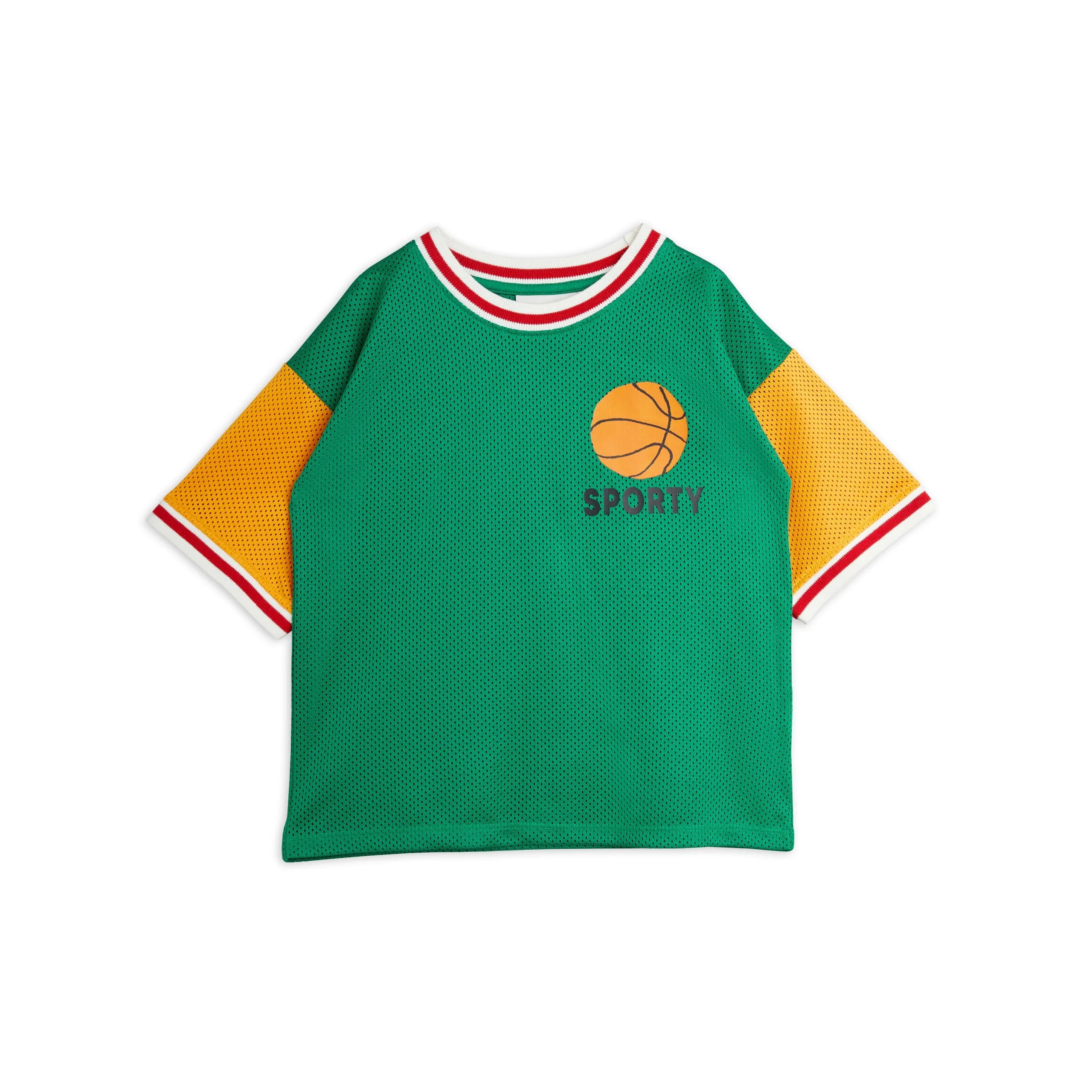 MINI RODINI - Basketball Mesh T-Shirt