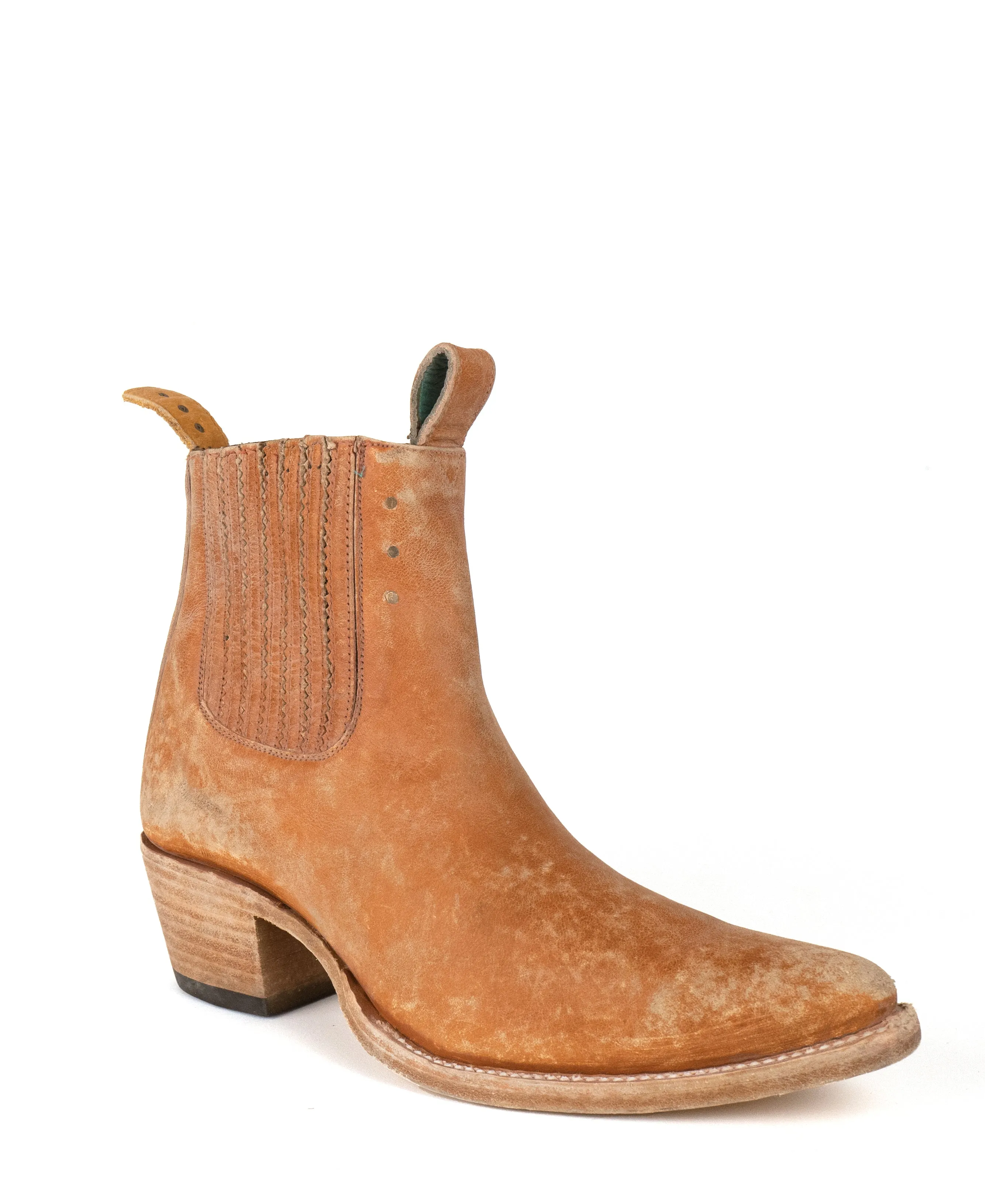 No.1001 FREEWAY chelsea boot Oak Playa veg tanned leather women's