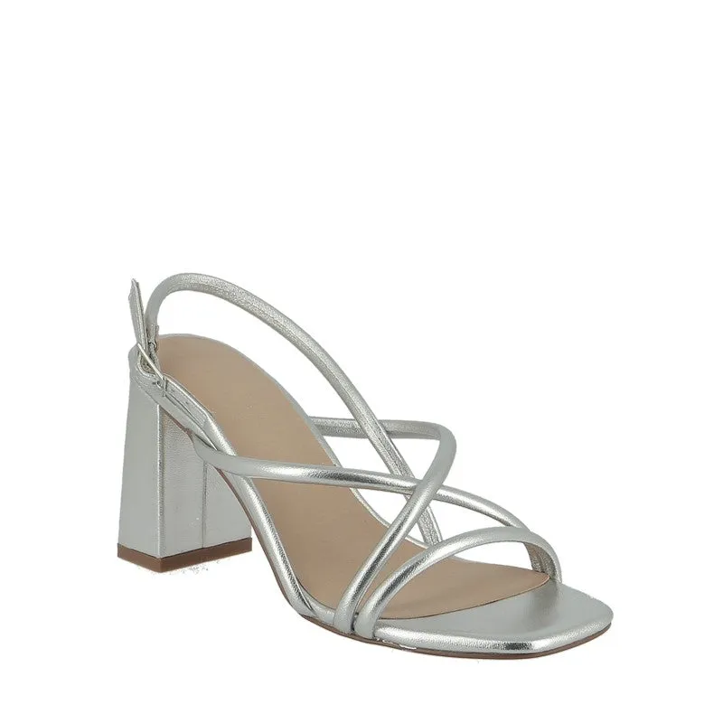 Nude Kylie Silver Sandal