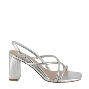 Nude Kylie Silver Sandal