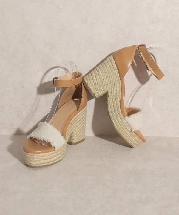 OASIS SOCIETY Riley - Espadrille Platform Sandal