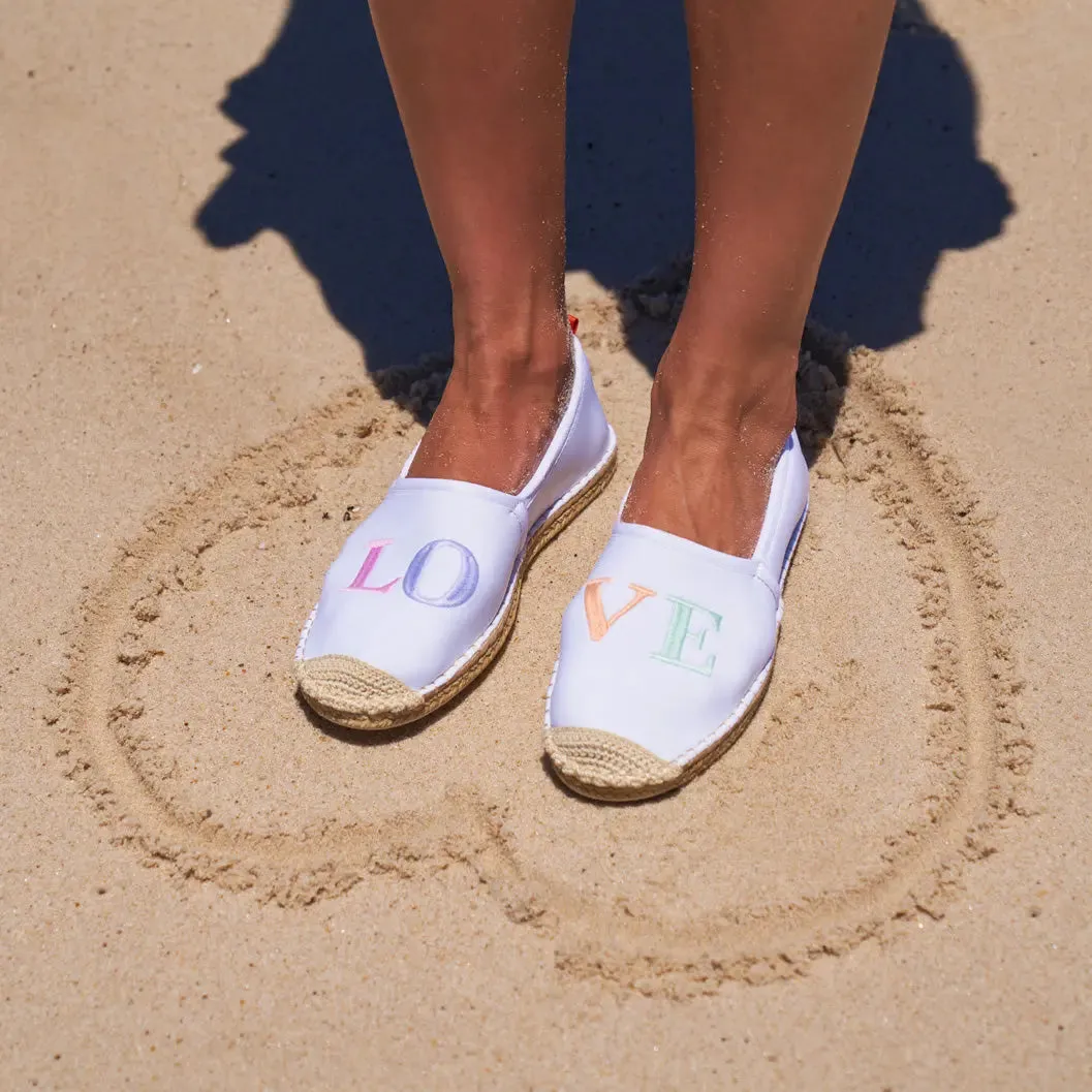 PASTEL LOVE EMBROIDERY - WOMENS BEACHCOMBER