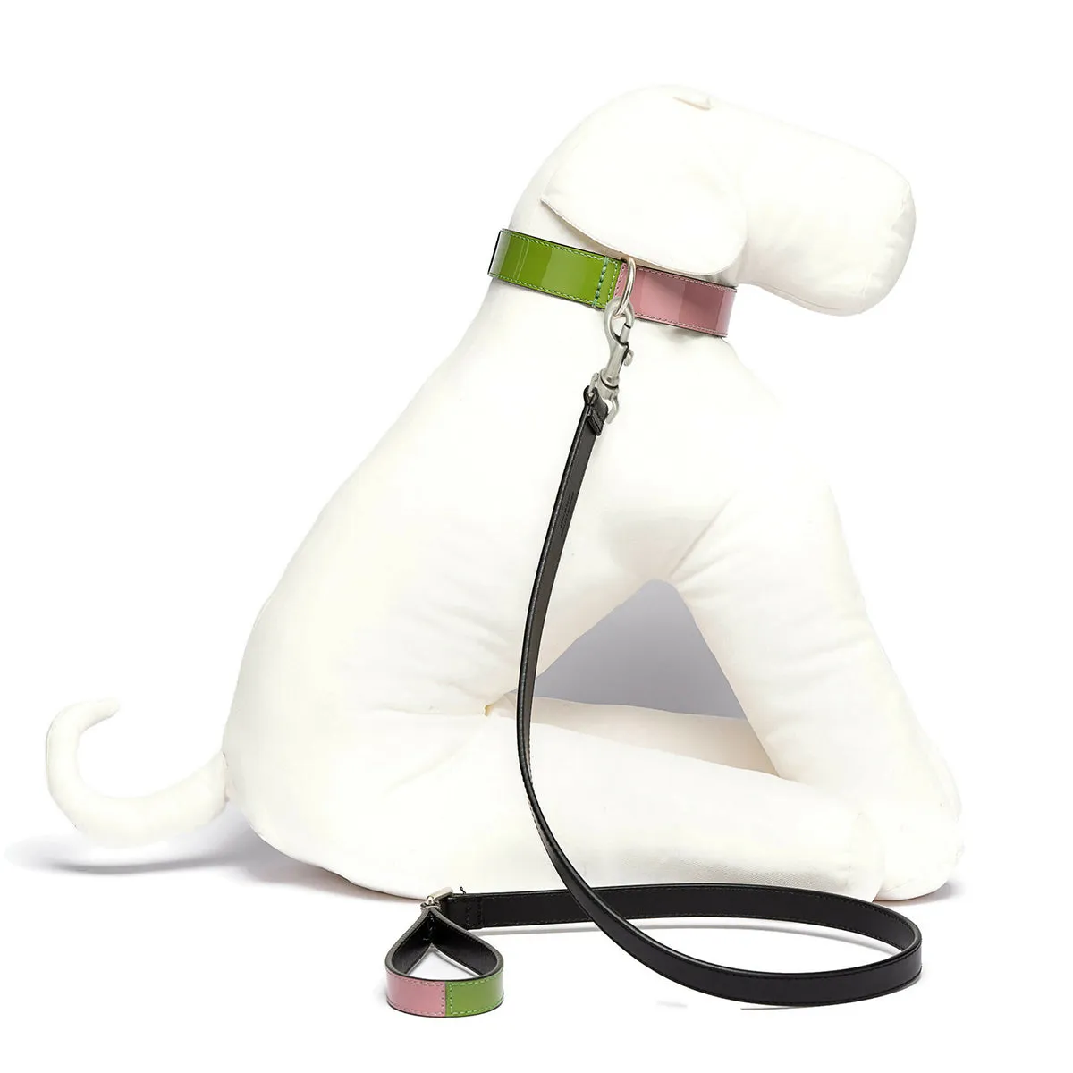 Patent Leather Psychedelic Dog Leash