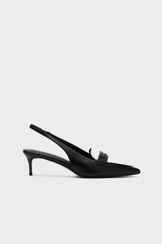 POINTY TOE SLINGBACK HEEL PUMP