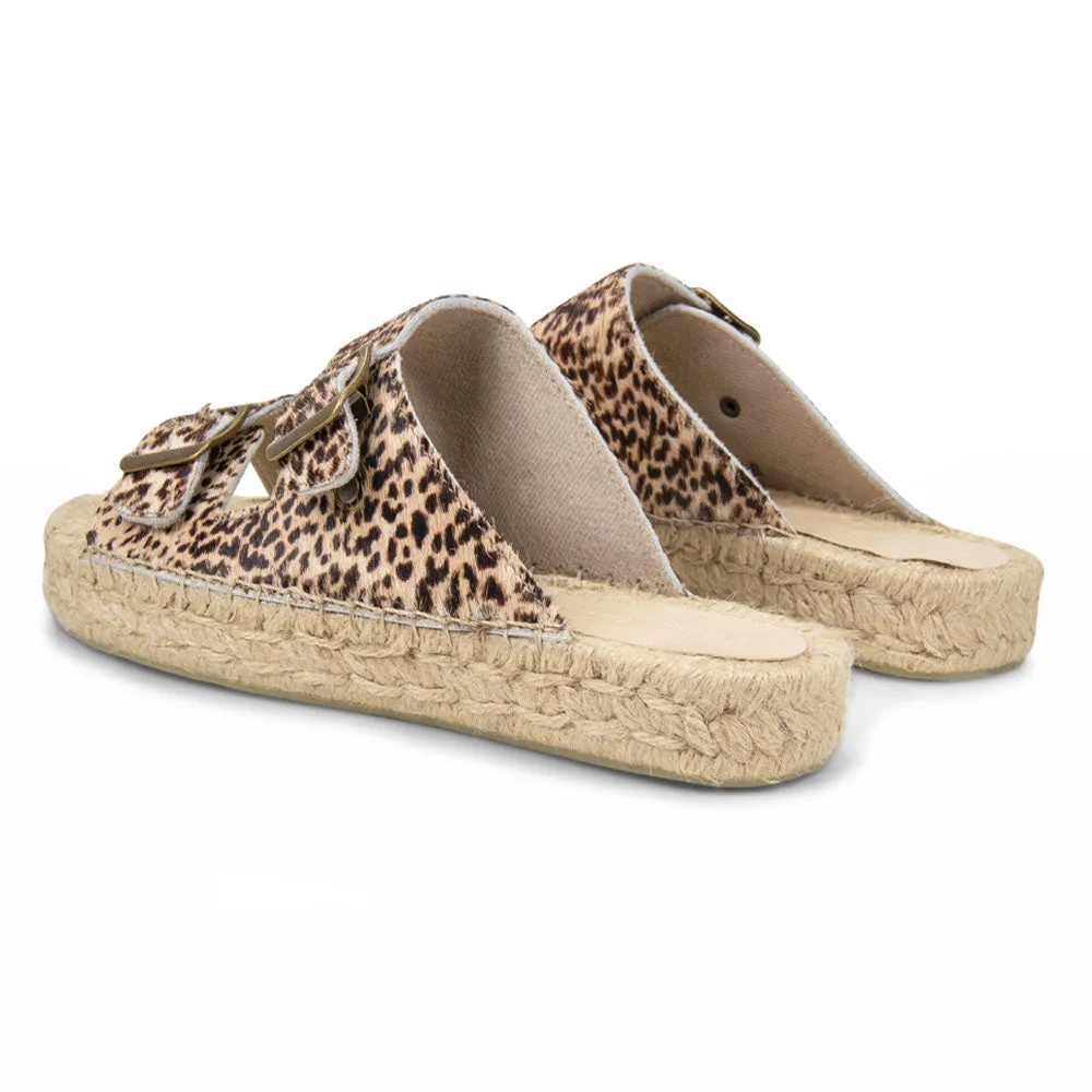 Sandália Espadrille Juanita Onça Parda