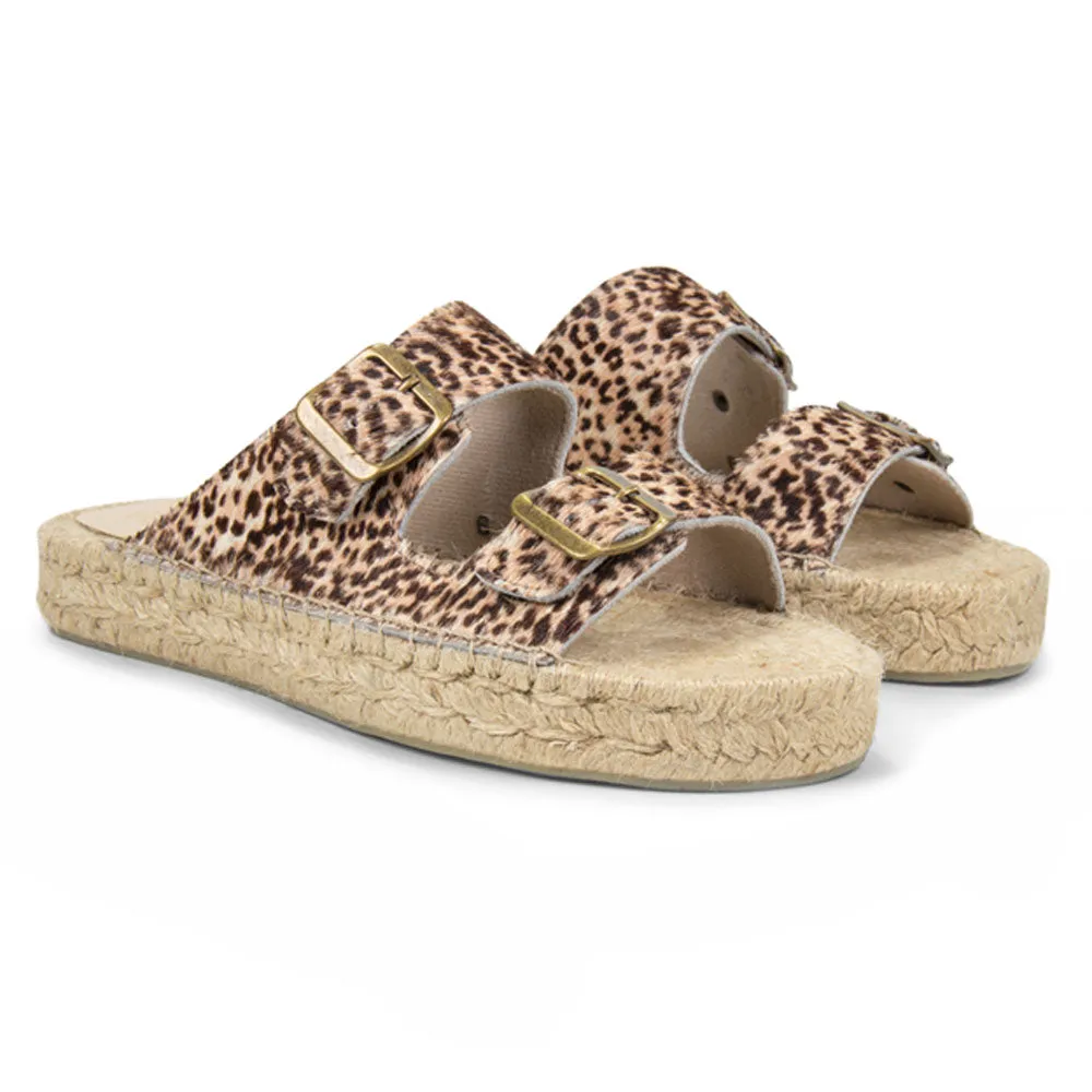 Sandália Espadrille Juanita Onça Parda