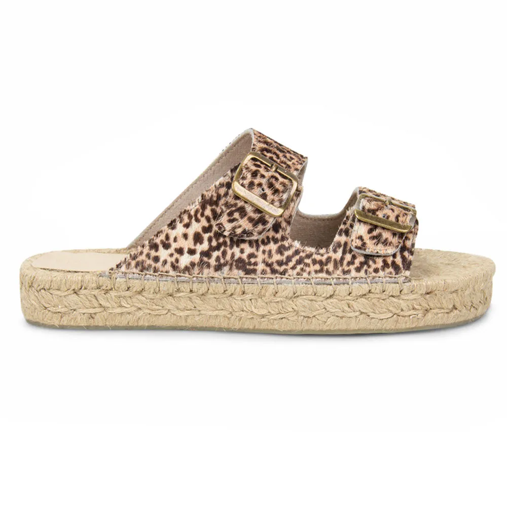 Sandália Espadrille Juanita Onça Parda