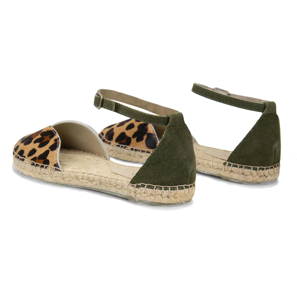 Sapato Espadrille Olívia Onça e Militar