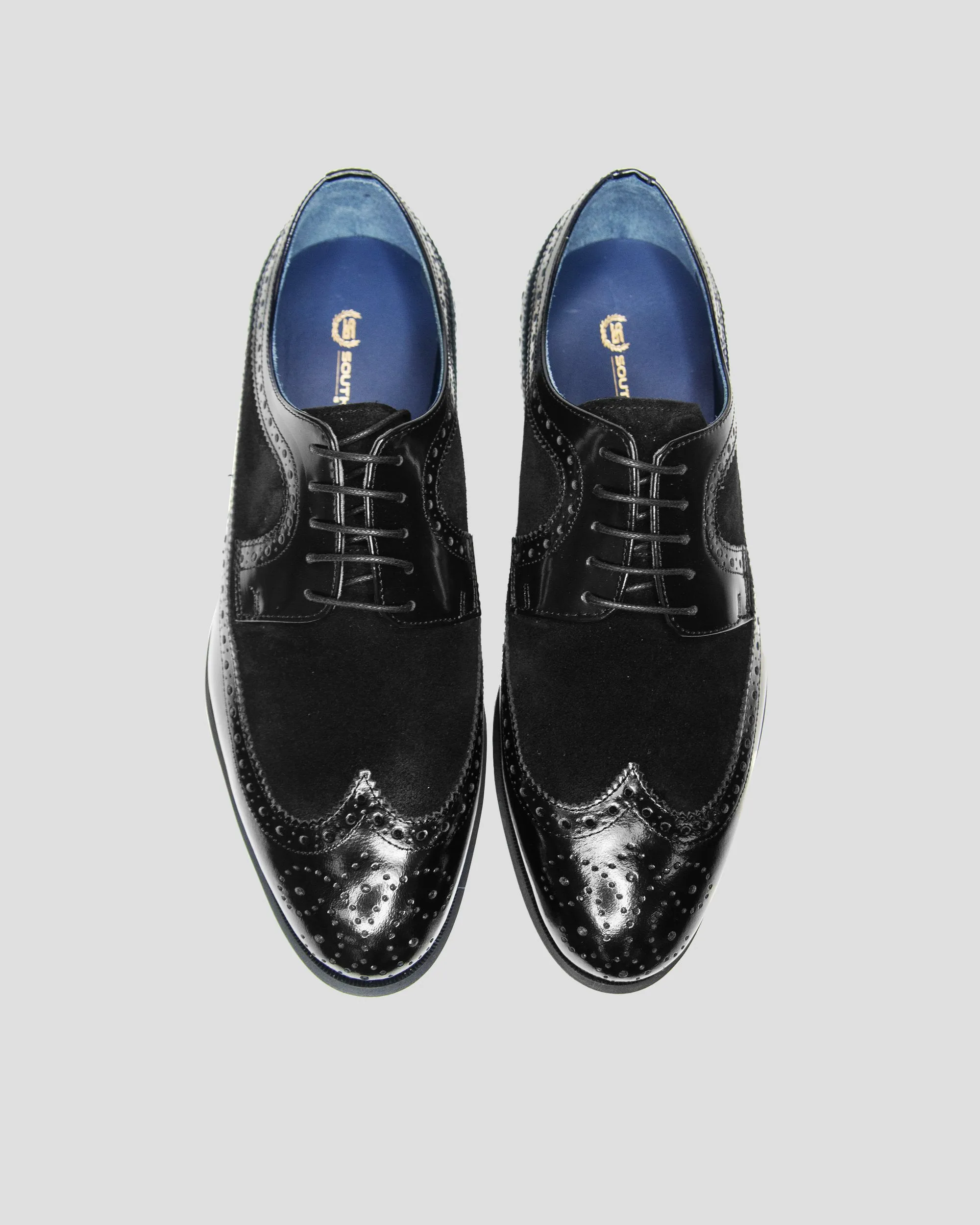 SG Rogue Sport Wingtip Brogues - Black