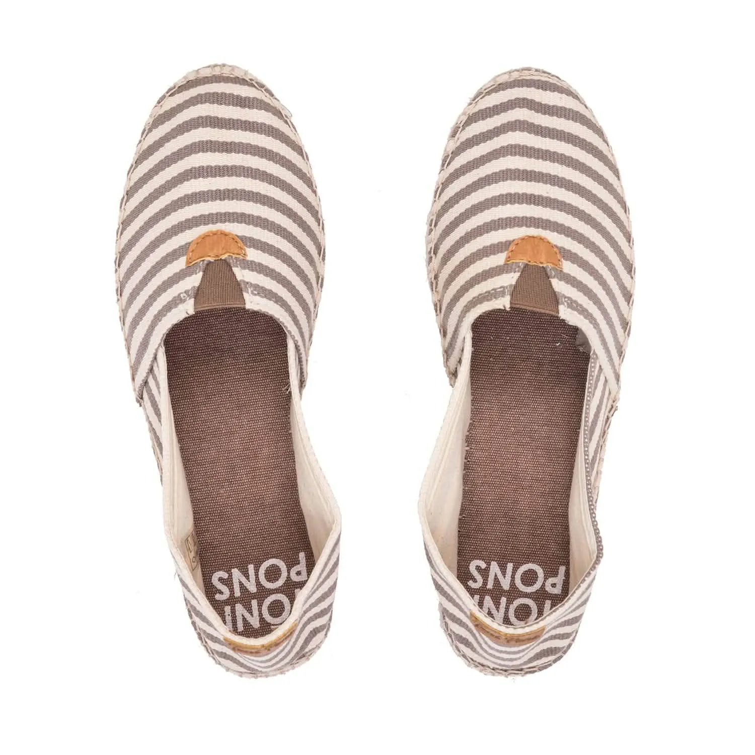 Striped Vegan Espadrilles with Cotton Blend (Unisex) - Blanes-DD