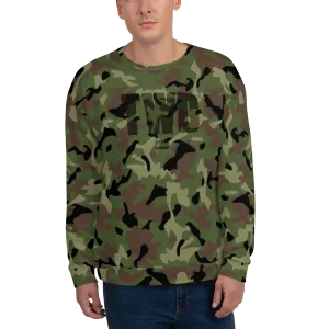 The Walking Dead Camo Logo Unisex All-Over Print Crew Neck Sweatshirt