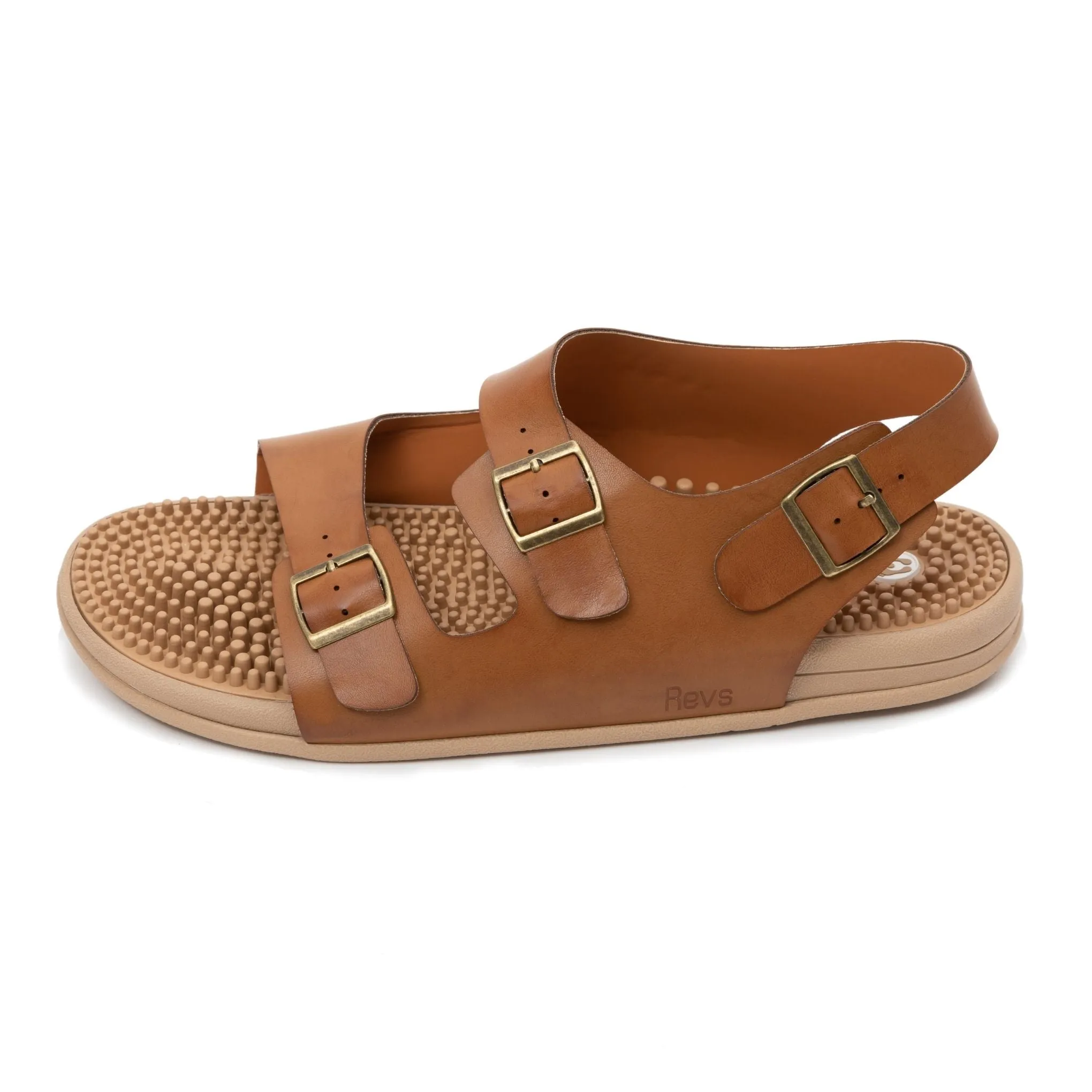 Trek – Light Tan Reflexology Walking Sandals (Factory Seconds)