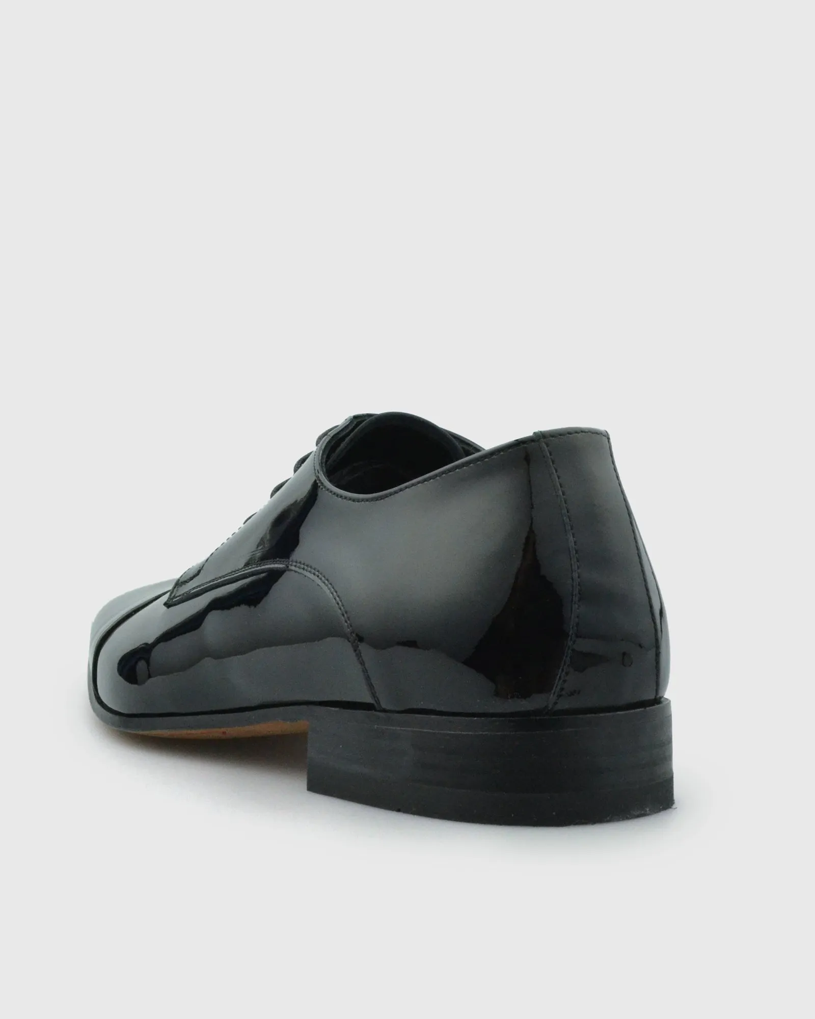 VINCENT & FRANKS VFS24RO BLACK PATENT DERBY SHOE