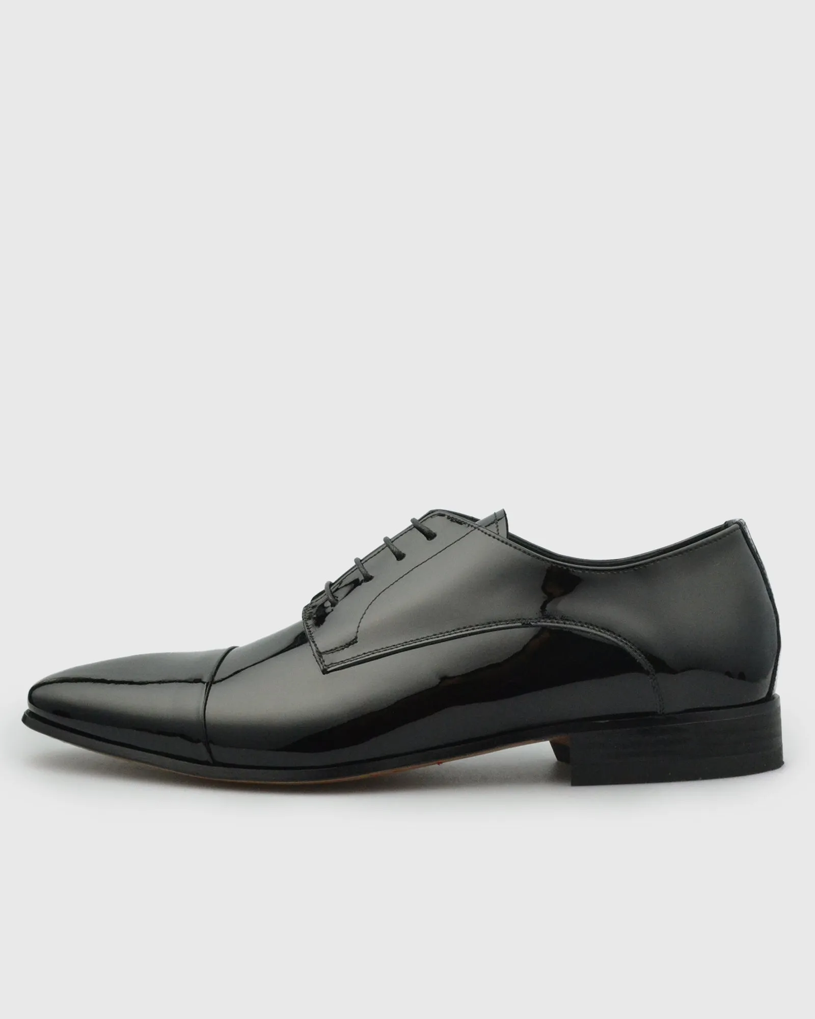 VINCENT & FRANKS VFS24RO BLACK PATENT DERBY SHOE