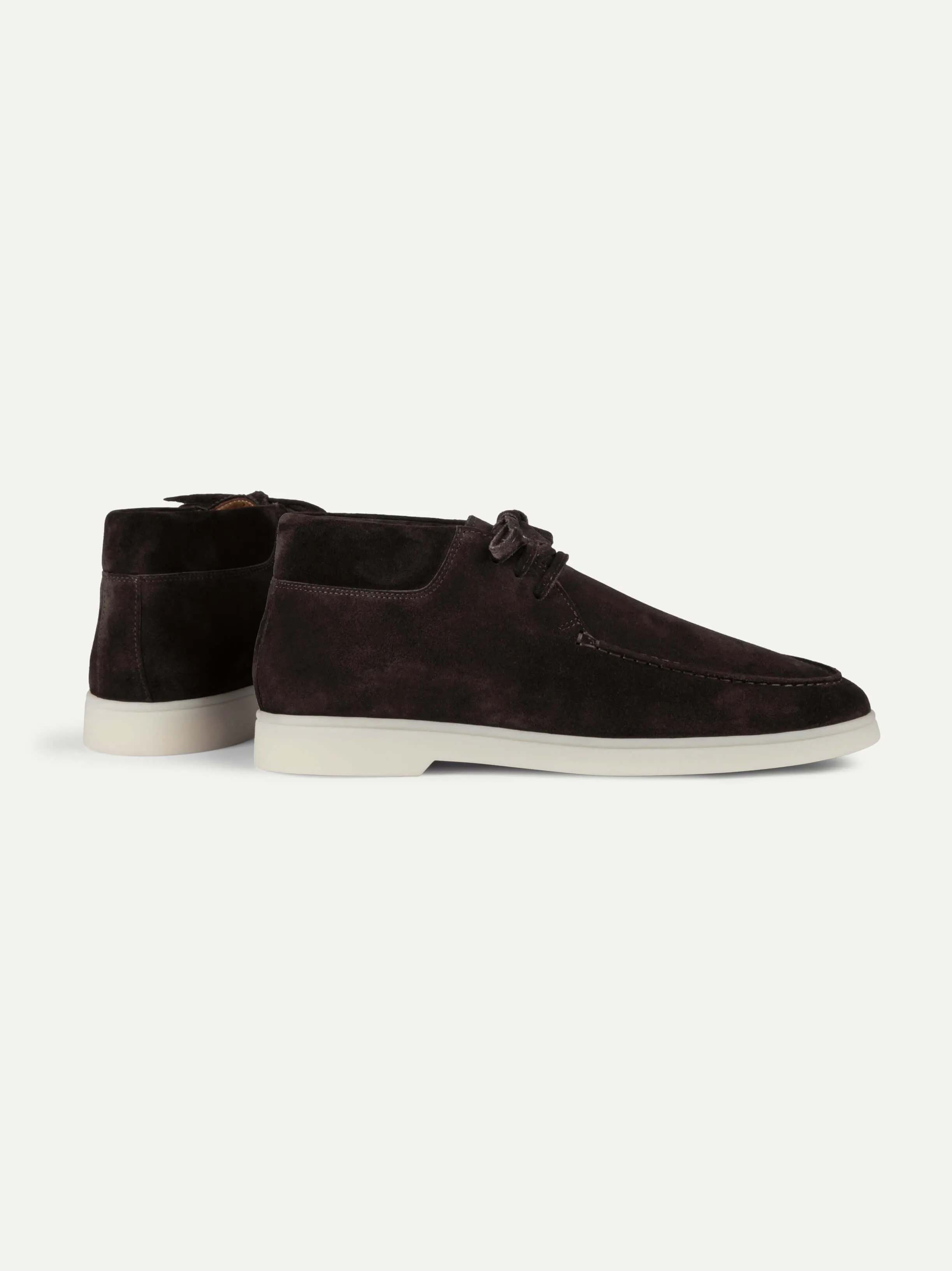 Warm Grey Suede Desert Boot